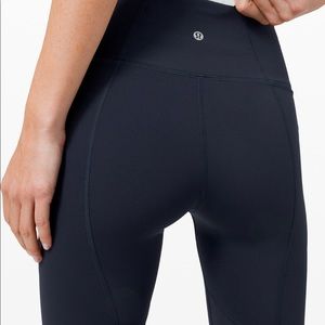 Lululemon Pace Rival High-Rise Crop 22” Navy size8